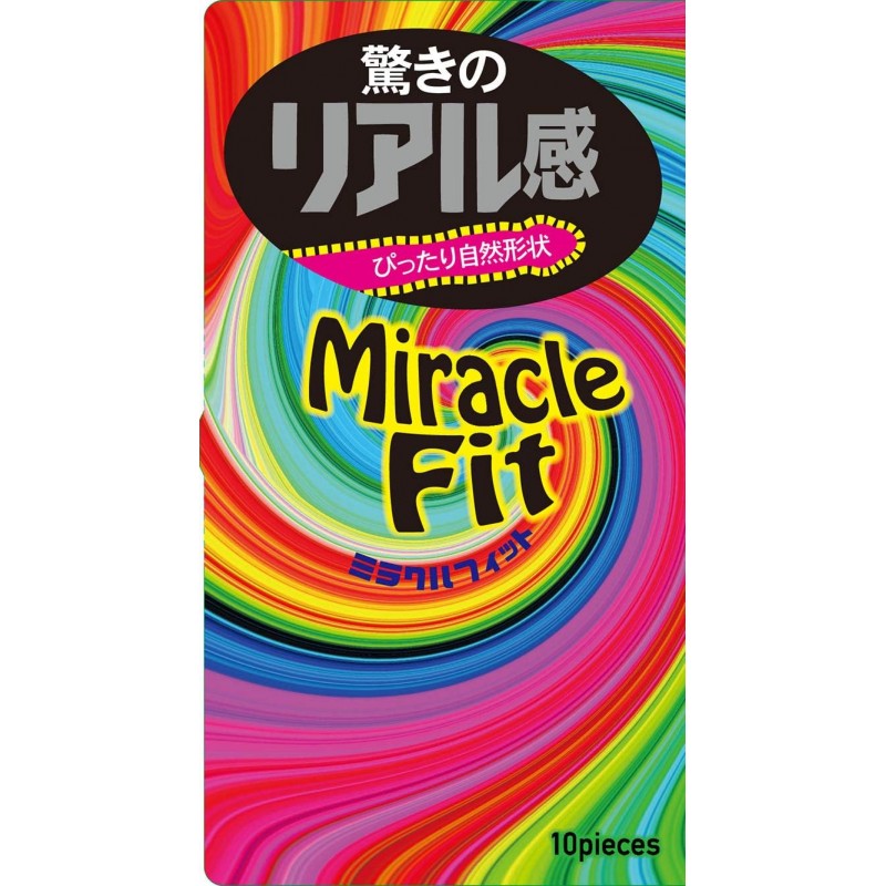 Préservatifs en latex SAGAMI Miracle Fit - 10 unités