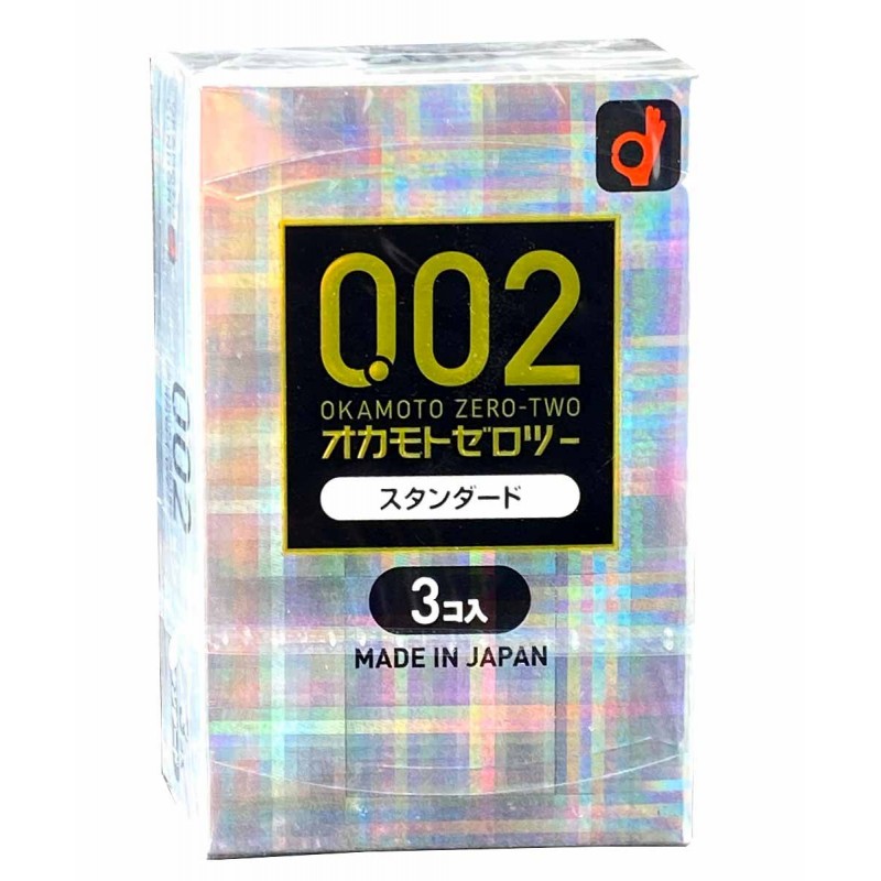 Preservativos de látex OKAMOTO 0.02 (3 unidades)