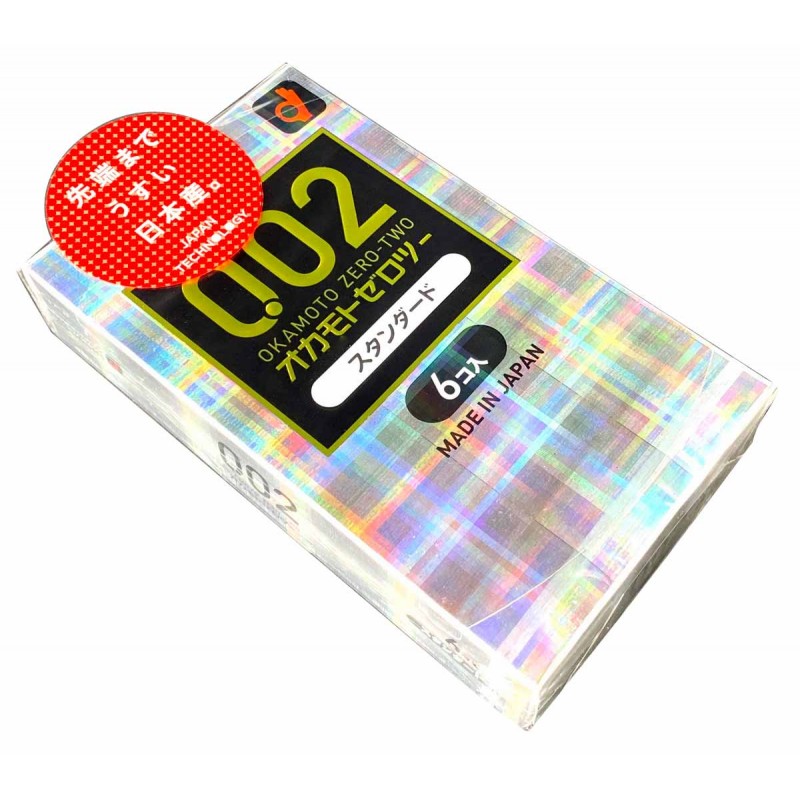 ラテックス製コンドーム OKAMOTO 0.02（6個入り）