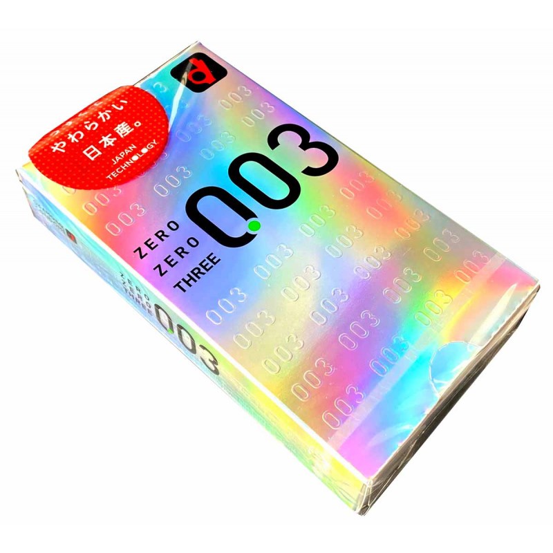 Condones de látex OKAMOTO 003 (12 unidades)