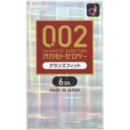Προφυλακτικά OKAMOTO 0.02 Glance fit 6 τμχ