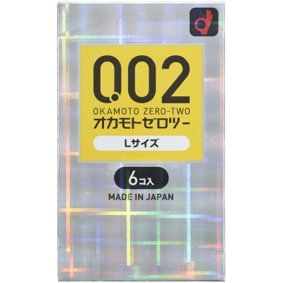 Kondoomid OKAMOTO 0.02 Large size 6 PCS