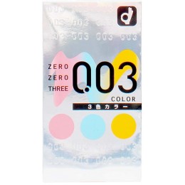 Prezervative OKAMOTO 003 3 colors 12 buc