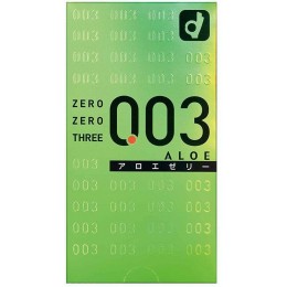 Prezerwatywy OKAMOTO 003 Aloe 10 Szt