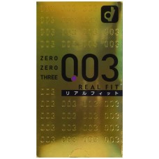 Condones de látex OKAMOTO 003 Real Fit, 10 unidades