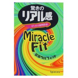 Lateksi kondoomid SAGAMI Miracle Fit 5 PCS