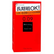 Latex condoms SAGAMI 0.09mm Dot 10 pcs