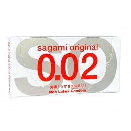 Polyurethane Condoms SAGAMI Original 0.02 2 pcs Polyurethane Condoms SAGAMI Original 0.02 2 pcs