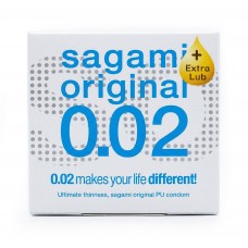 Polyurethan-Kondome SAGAMI Original 0.02 ExtraLub 1 Stück