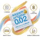 Condones de poliuretano SAGAMI Original 0.02 ExtraLub, 1 unidad