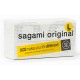 Condones de poliuretano SAGAMI Original 0.02 L-Size (talla grande), 12 unidades