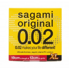 Polyurethan-Kondome SAGAMI Original 0.02 XL-Size (vergrößert) 1 Stück
