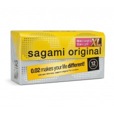 Polyurethan-Kondome SAGAMI Original 0.02 XL-Size (vergrößert) 12 Stück