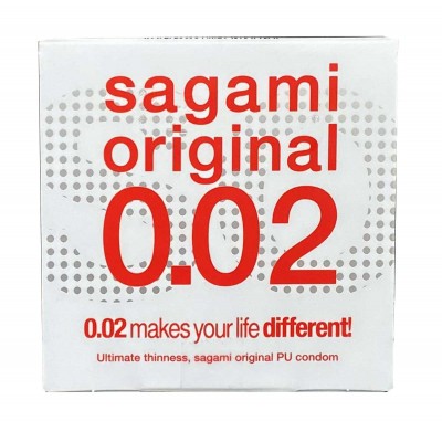 SAGAMI Original 0.02 Polyurethane Condom (1 pc)