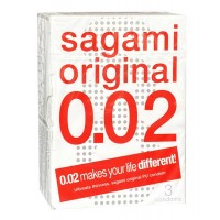 Полиуретановые презервативы SAGAMI Original 0.02 (3 шт.)
