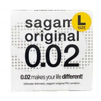 Полиуретановые презервативы SAGAMI Original 0.02 L-Size (1 шт.)