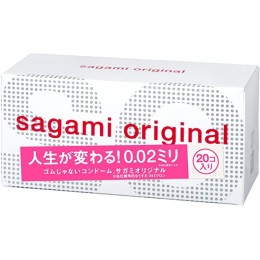 Polyurethane condoms SAGAMI Original 0.01 (20 pcs)